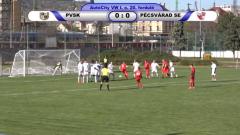 Gólnélküli döntetlen a PVSK - Pécsvárad mérkőzésen - videó összefoglaló