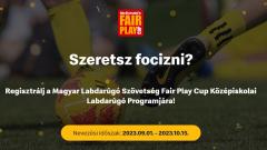 McDonald’s Fair Play Cup 2023-2024: Középiskolai Labdarúgó Program - nevezés