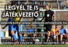 Alapfokú játékvezető tanfolyam indul november 28.-án Baranyában