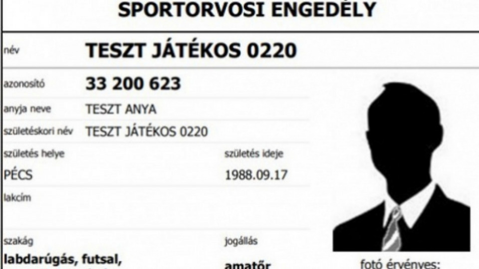 Játékosok fényképeinek ellenőrzése, frissítése