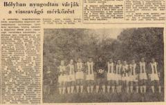 A Baranya vármegyei I. osztályú labdarúgás bemutatása - 1967-es évad