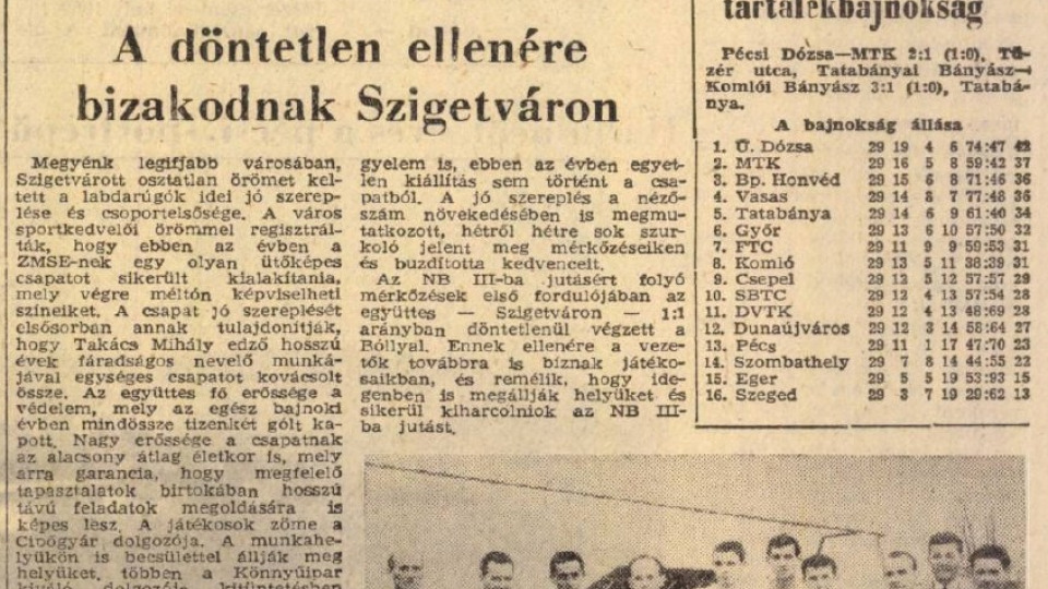A Baranya vármegyei I. osztályú labdarúgás bemutatása - 1967-es évad, Nyugati csoport 