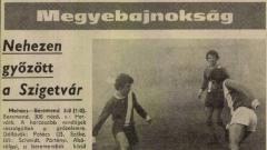 A Baranya vármegyei I. osztályú labdarúgás bemutatása - 1975-1976-os évad
