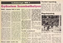 A Baranya vármegyei I. osztályú labdarúgás bemutatása - 1985-1986-os évad