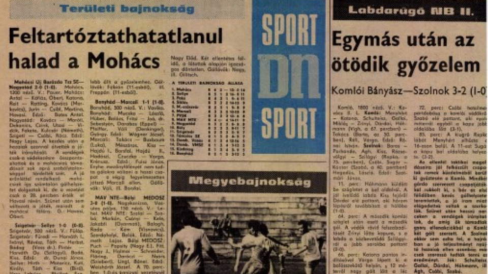 A Baranya vármegyei I. osztályú labdarúgás bemutatása - 1986-1987-es évad
