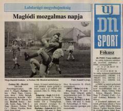 A Baranya vármegyei I. osztályú labdarúgás bemutatása - 1991-1992-es évad