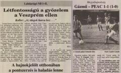 A Baranya vármegyei I. osztályú labdarúgás bemutatása - 1992-1993-as évad