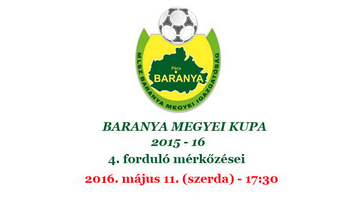 Baranya Megyei Kupa - 4. forduló mérkőzései